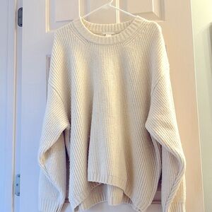 H&M Oversized Beige Sweater - XL